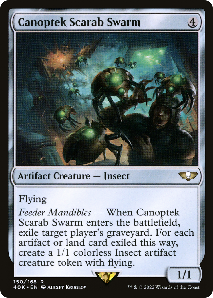 Canoptek Scarab Swarm (40K-150) - Warhammer 40,000 Commander