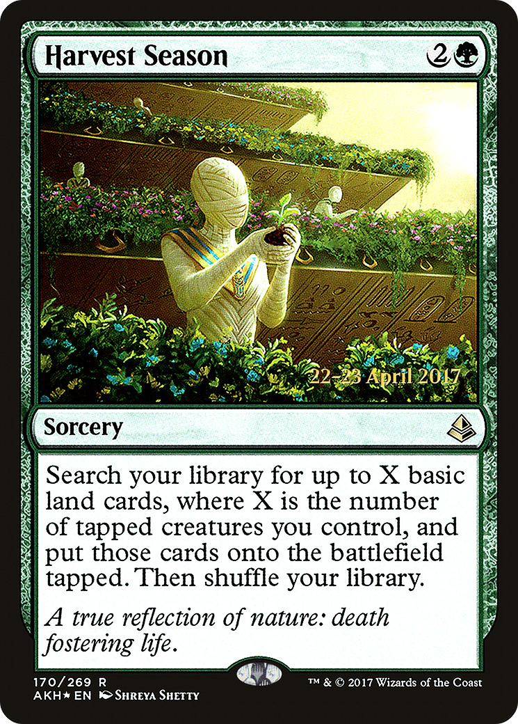 Harvest Season (PRE-170S) - Amonkhet Promos (Prerelease) Foil