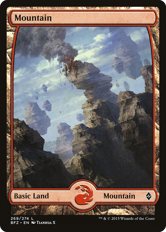 Mountain (BFZ-269) - Battle for Zendikar Foil