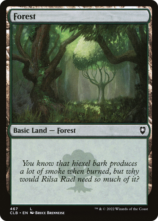 Forest (CLB-467) - Commander Legends: Battle for Baldur's Gate