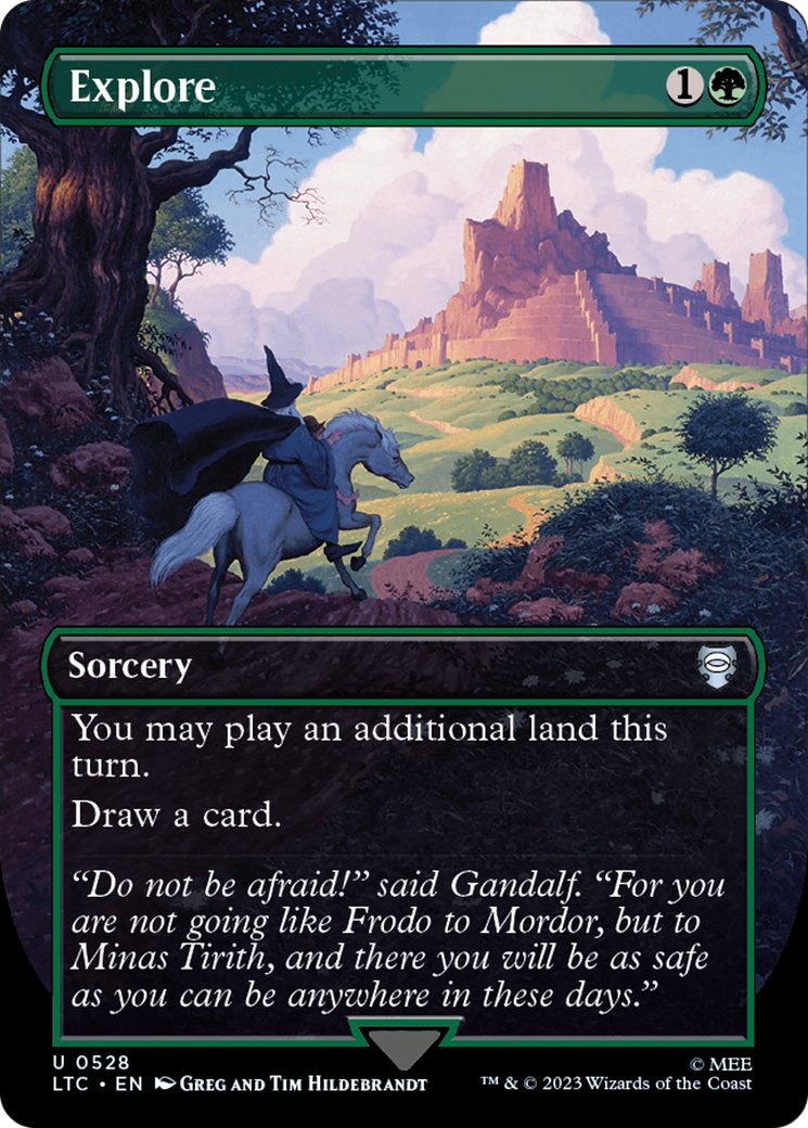 Explore (Borderless) (LTC-528) - Tales of Middle-earth Commander (Borderless)