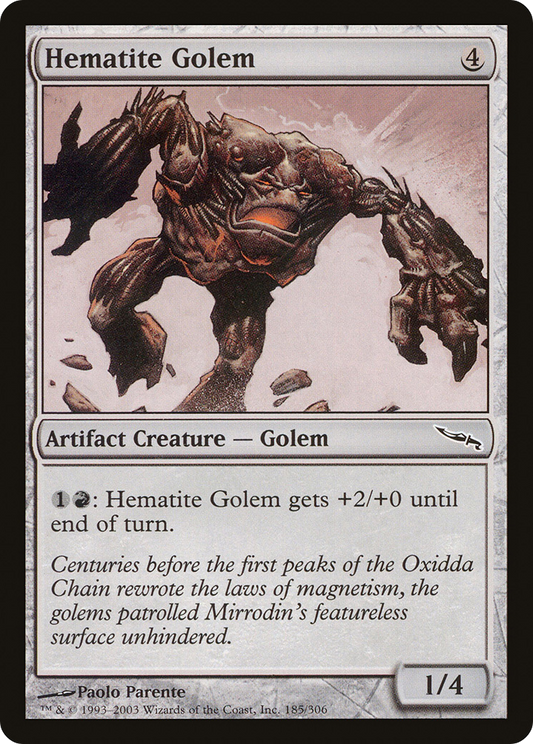 Hematite Golem (MRD-185) - Mirrodin Foil