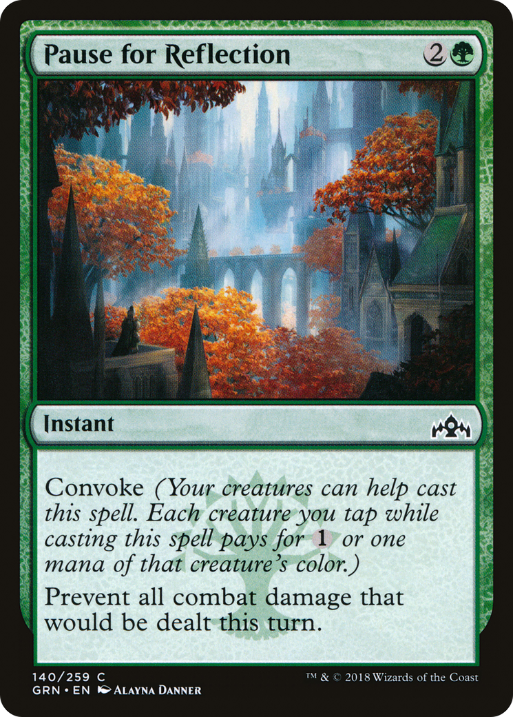 Pause for Reflection (GRN-140) - Guilds of Ravnica