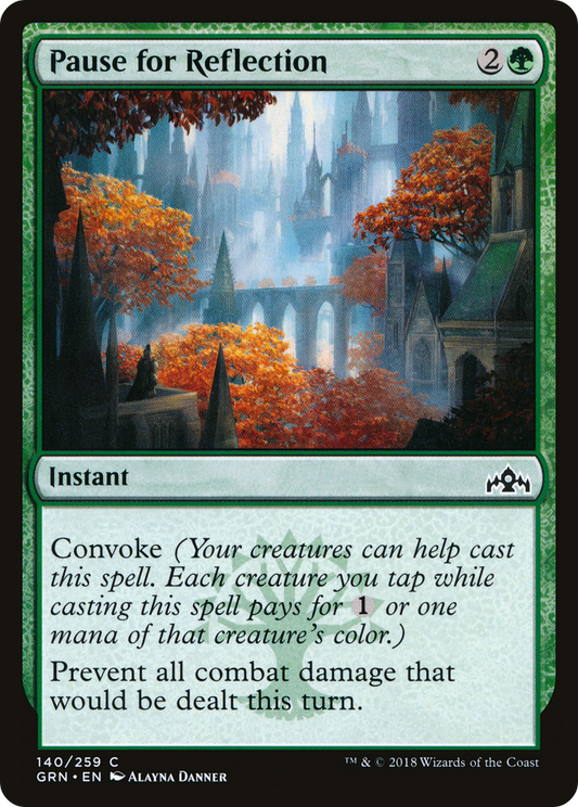 Pause for Reflection (GRN-140) - Guilds of Ravnica Foil