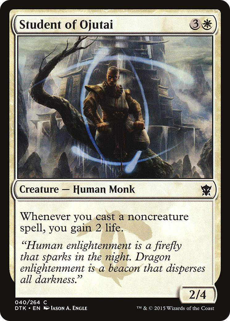 Student of Ojutai (DTK-040) - Dragons of Tarkir Foil