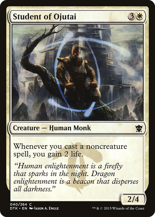 Student of Ojutai (DTK-040) - Dragons of Tarkir Foil