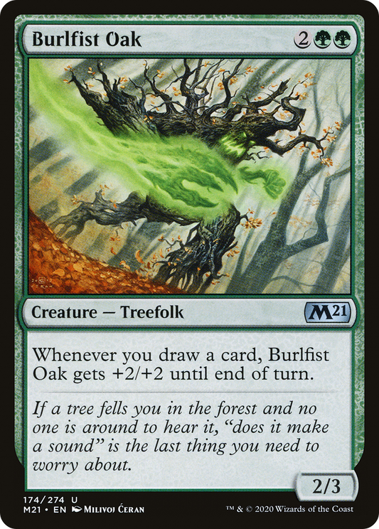 Burlfist Oak (M21-174) - Core Set 2021 Foil