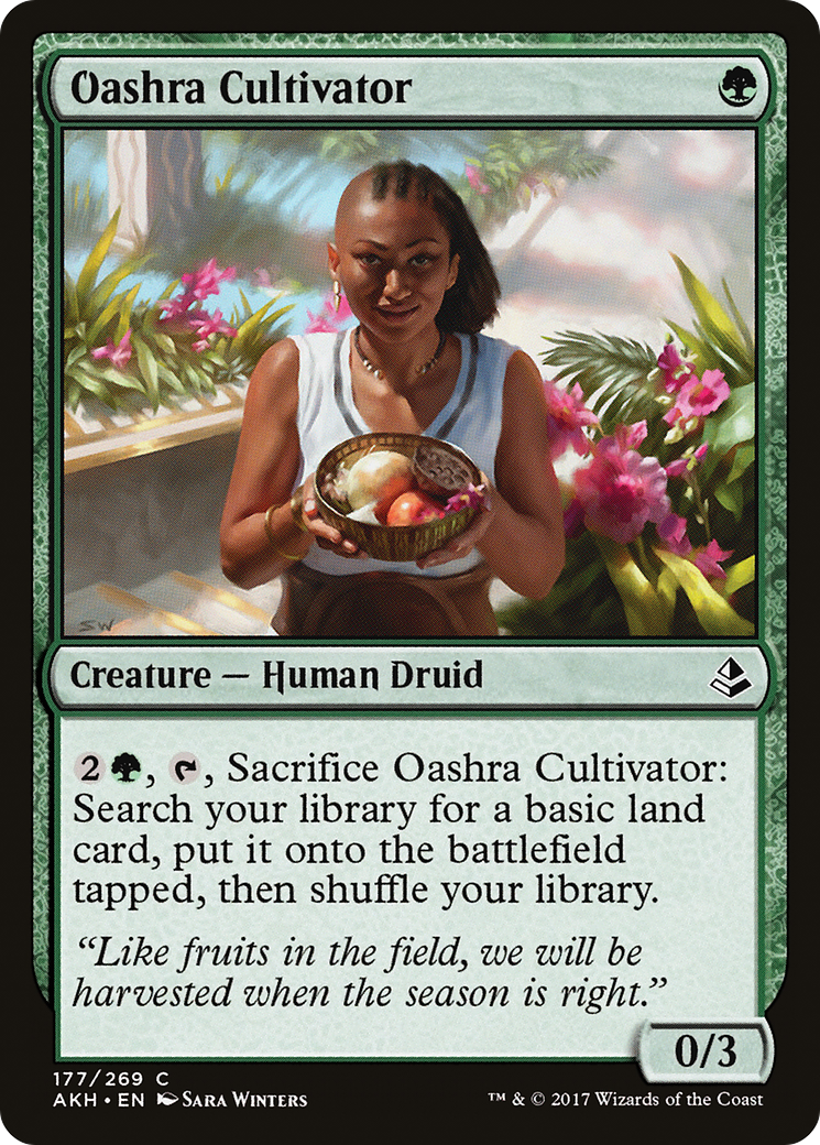 Oashra Cultivator (AKH-177) - Amonkhet Foil