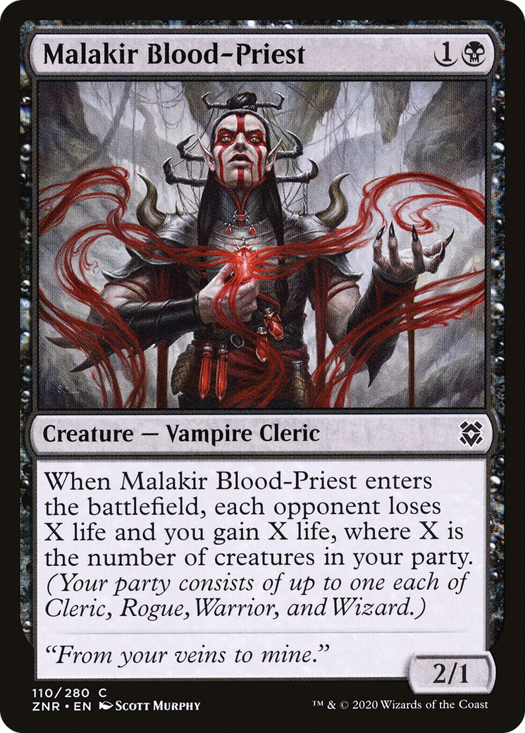 Malakir Blood-Priest (ZNR-110) - Zendikar Rising Foil