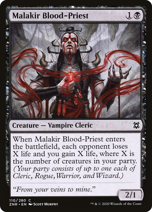 Malakir Blood-Priest (ZNR-110) - Zendikar Rising Foil