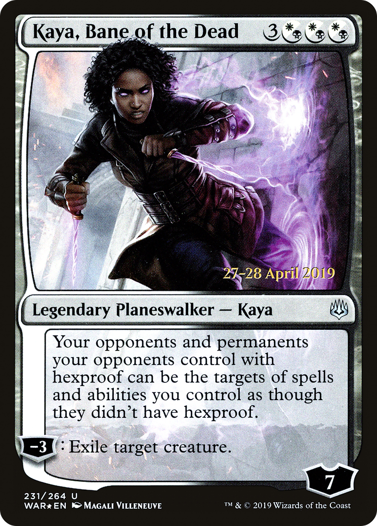 Kaya, Bane of the Dead (PWAR-231S) - War of the Spark Promos Foil