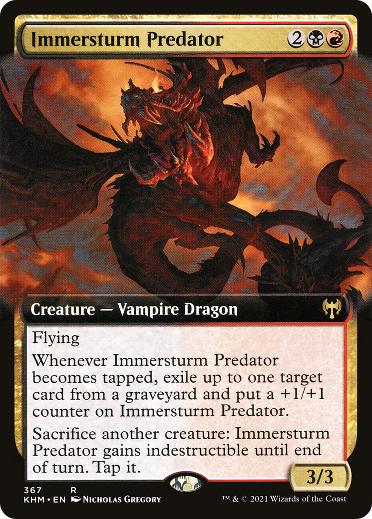 Immersturm Predator  (KHM-367) - Kaldheim: (Extended Art)