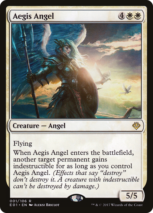 Aegis Angel (E01-001) - Archenemy: Nicol Bolas