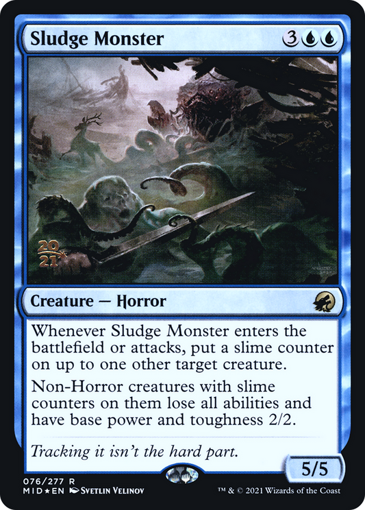 Sludge Monster (PMID-76S) - Innistrad: Midnight Hunt Promos Foil