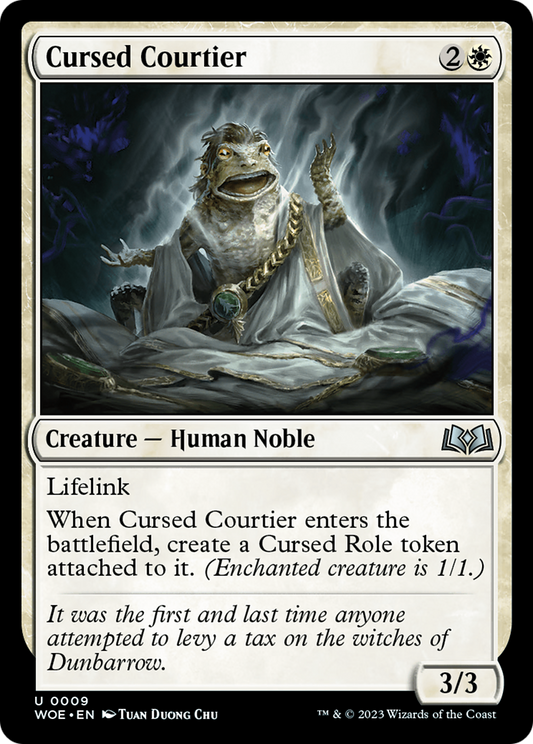 Cursed Courtier  (WOE-009) - Wilds of Eldraine Foil