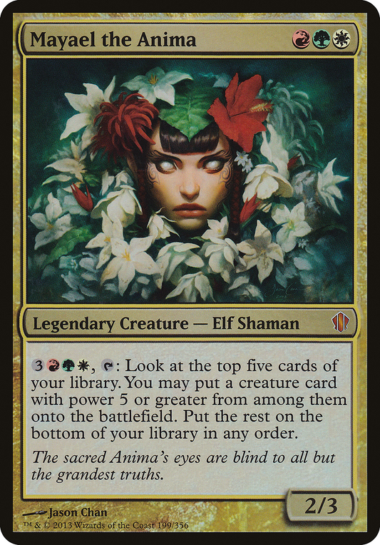 Mayael the Anima (OC13-199) - Commander 2013 Oversized Foil