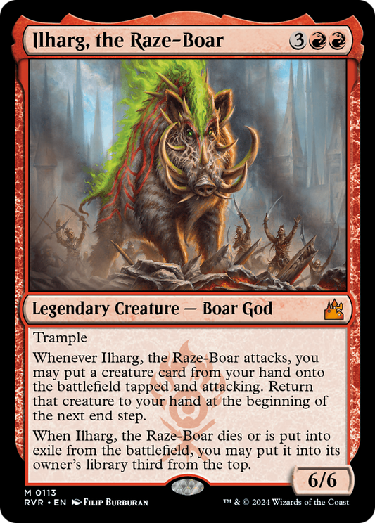 Ilharg, the Raze-Boar (RVR-113) - Ravnica Remastered