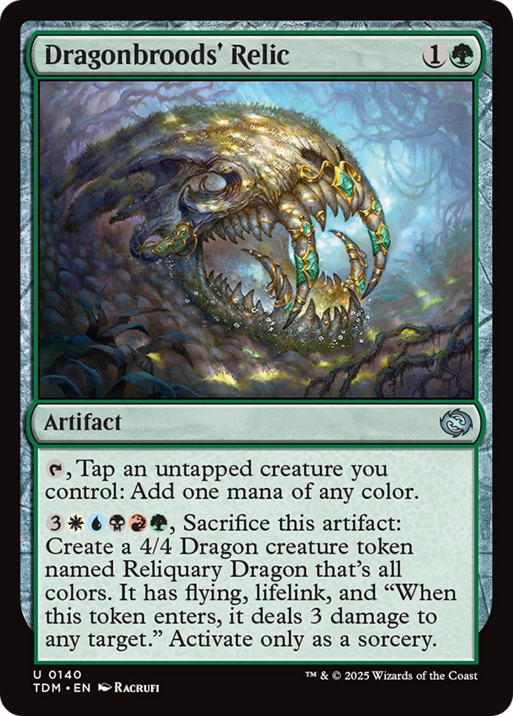 Dragonbroods' Relic  (TDM-140) - Tarkir: Dragonstorm Foil