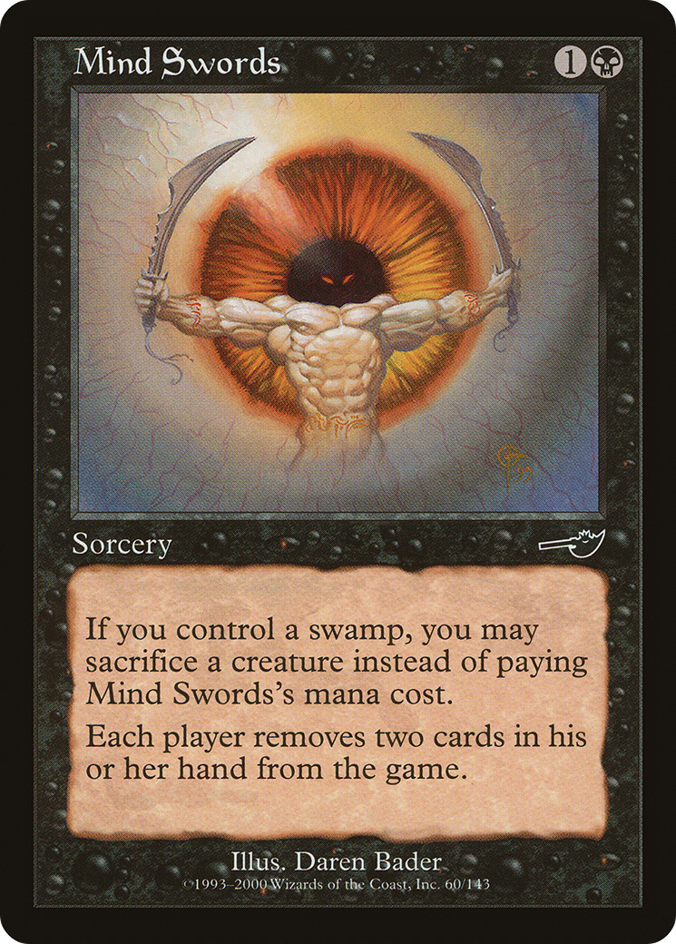 Mind Swords (NEM-060) - Nemesis Foil