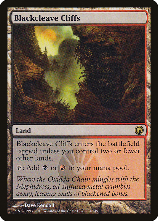 Blackcleave Cliffs (SOM-224) - Scars of Mirrodin