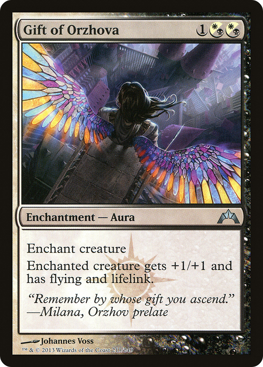 Gift of Orzhova (GTC-219) - Gatecrash Foil