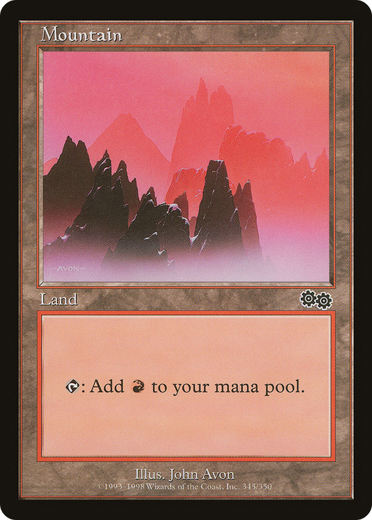 Mountain (USG-345) - Urza's Saga