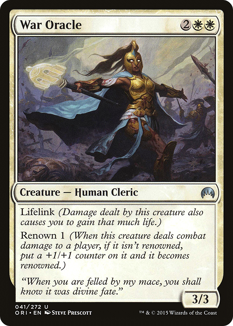 War Oracle (ORI-041) - Magic Origins