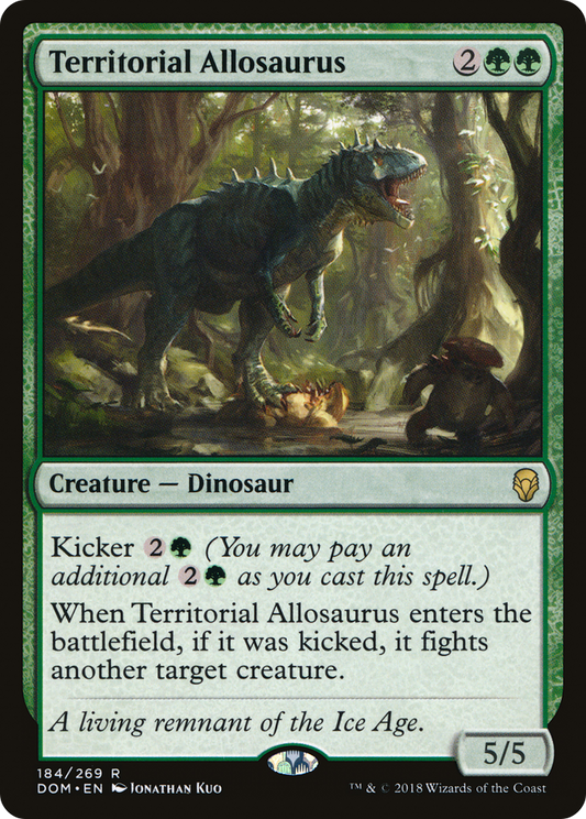 Territorial Allosaurus (DOM-184) - Dominaria