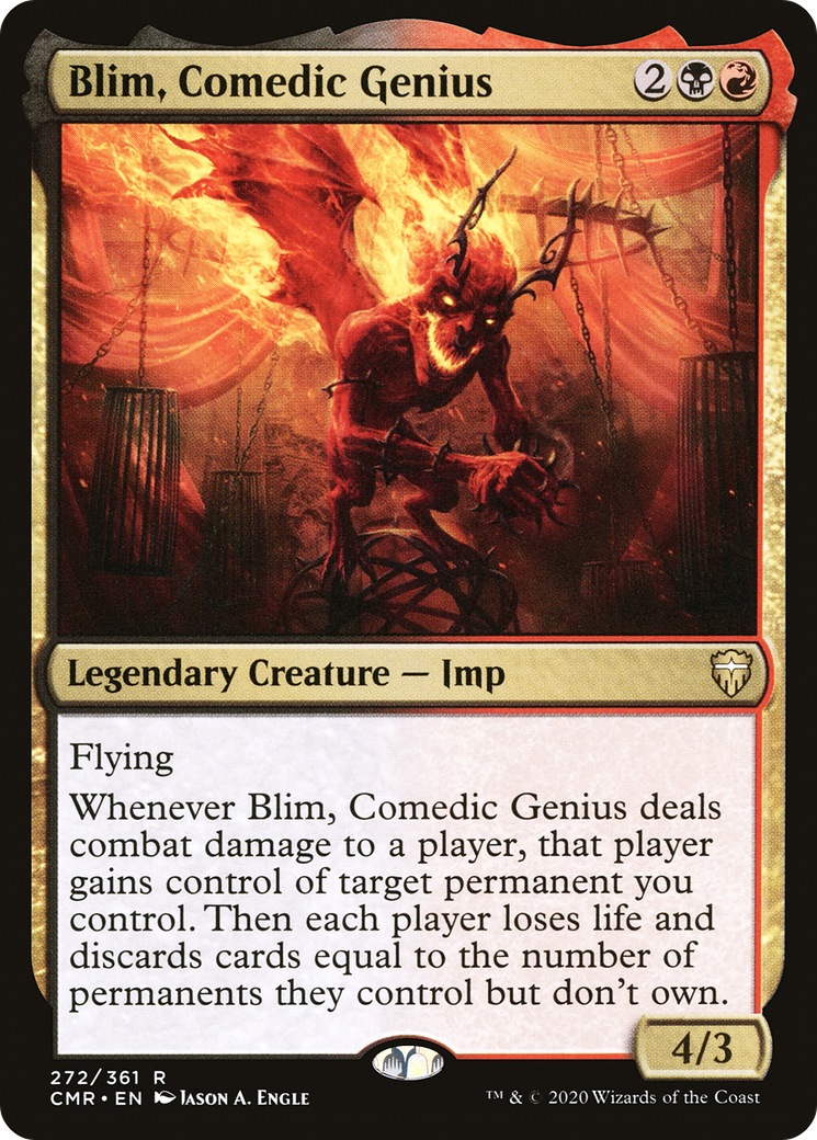 Blim, Comedic Genius (CMR-272) - Commander Legends Foil