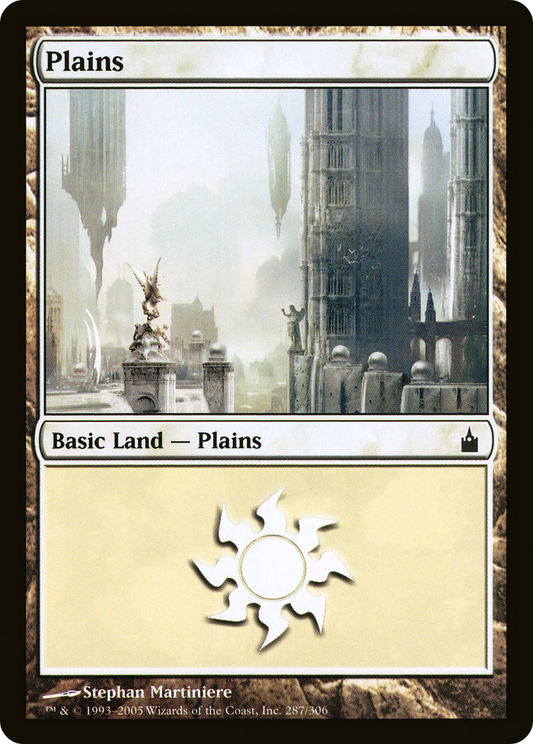 Plains (RAV-287) - Ravnica: City of Guilds Foil