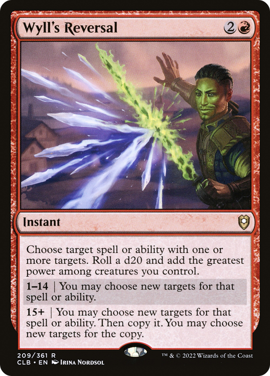 Wyll's Reversal (CLB-209) - Commander Legends: Battle for Baldur's Gate Foil