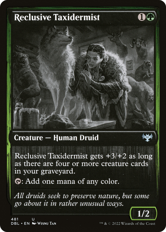 Reclusive Taxidermist (DBL-481) - Innistrad: Double Feature