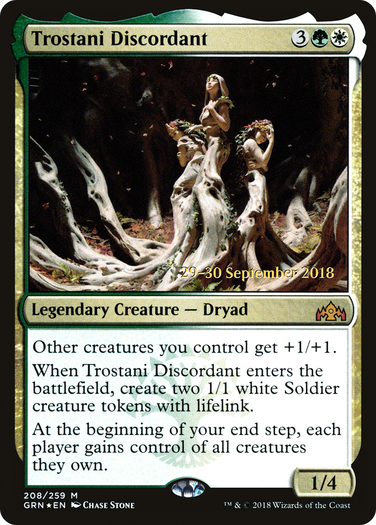 Trostani Discordant (PGRN-208S) - Guilds of Ravnica Promos Foil