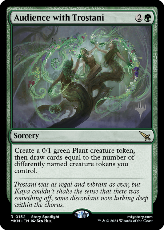 Audience with Trostani  (PPMKM-152P) - Murders at Karlov Manor Promos (Promo Pack) Foil