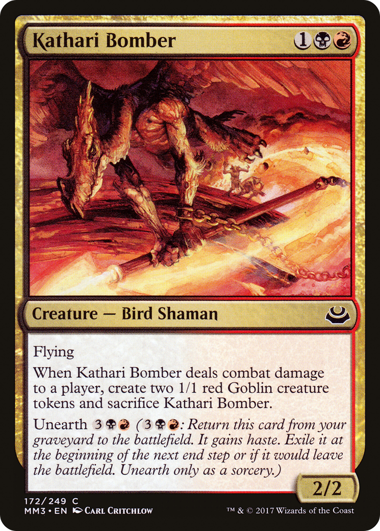 Kathari Bomber  (MM3-172) - Modern Masters 2017 Foil