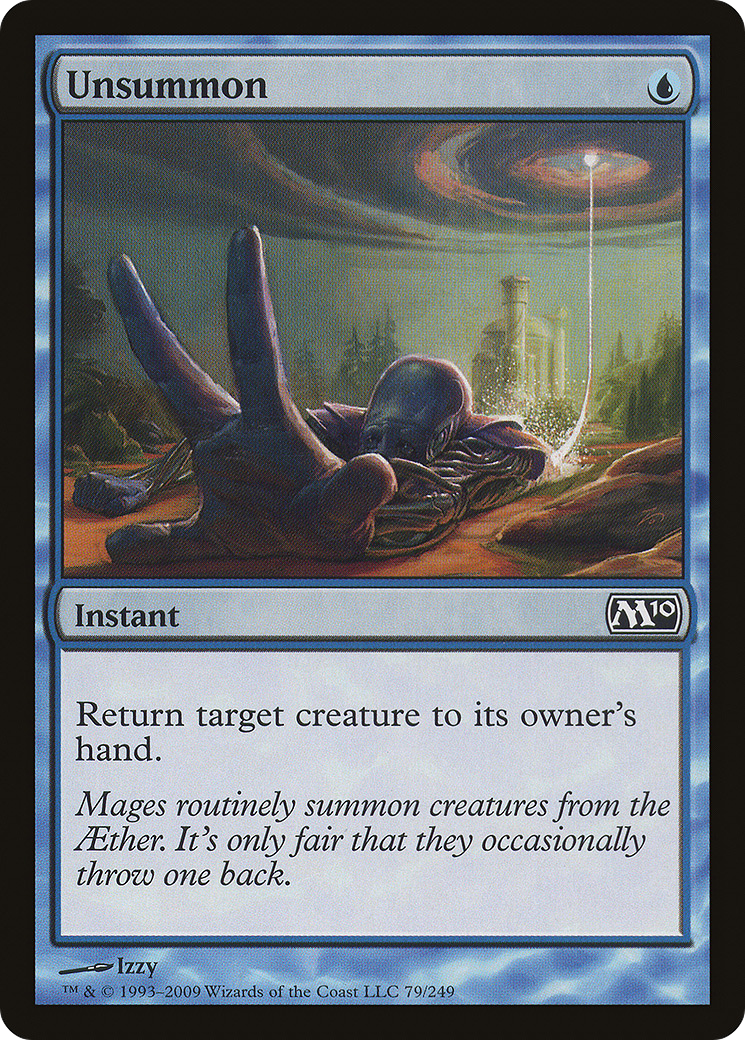 Unsummon (M10-079) - Magic 2010 Foil