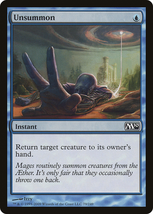 Unsummon (M10-079) - Magic 2010 Foil