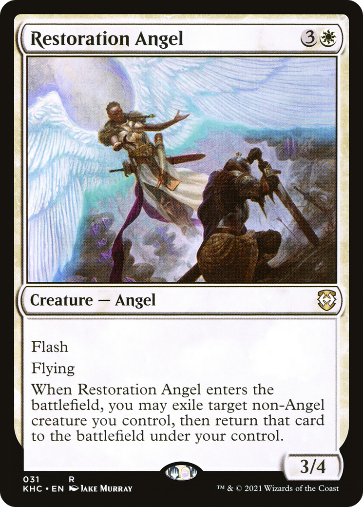 Restoration Angel (KHC-031) - Kaldheim Commander