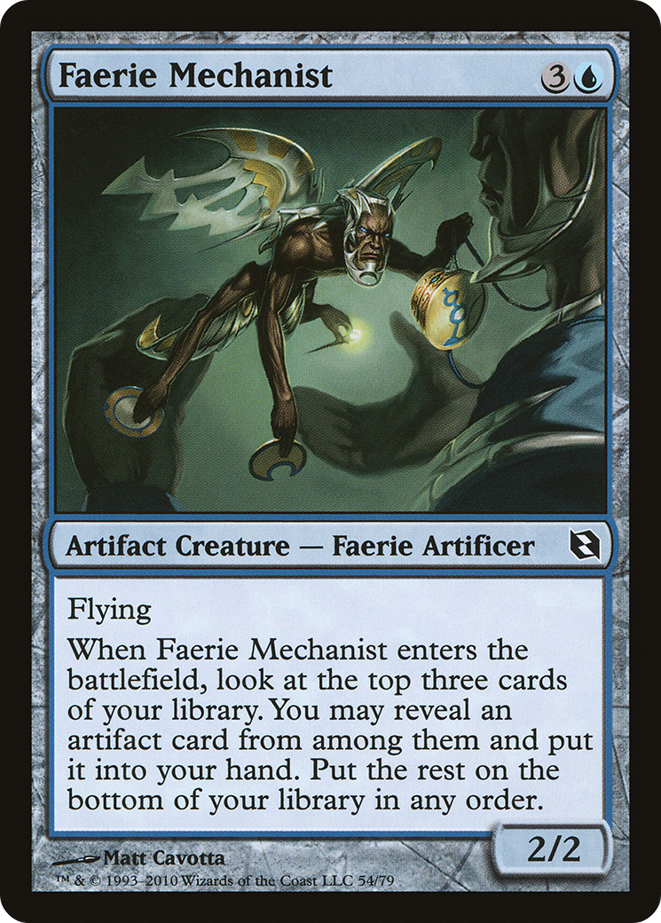 Faerie Mechanist (DDF-054) - Duel Decks: Elspeth vs. Tezzeret