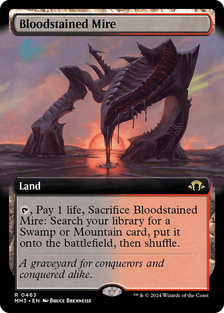 Bloodstained Mire (MH3-463) - Modern Horizons 3: (Extended Art) Foil