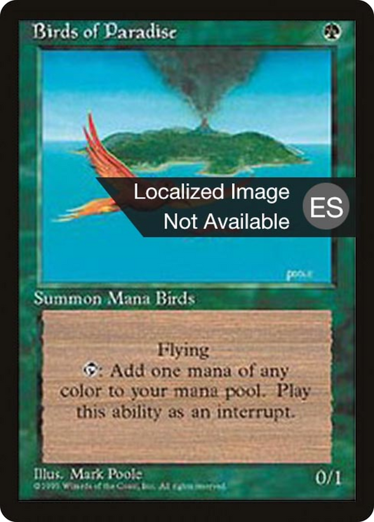 Birds of Paradise (4BB-234) - Fourth Edition Foreign Black Border