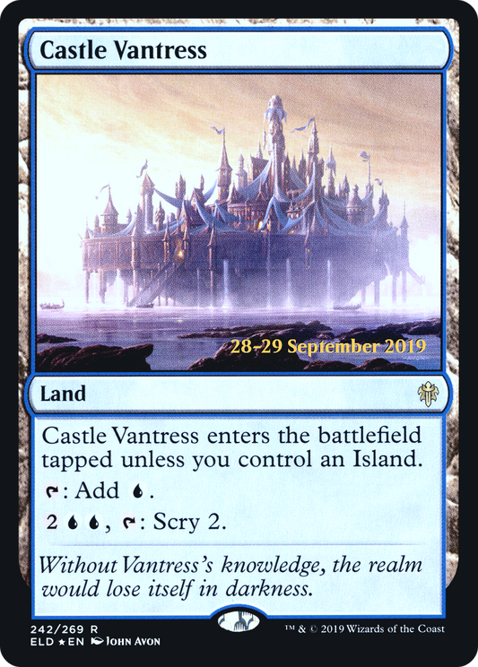 Castle Vantress (PRE-242S) - Throne of Eldraine Promos (Prerelease) Foil