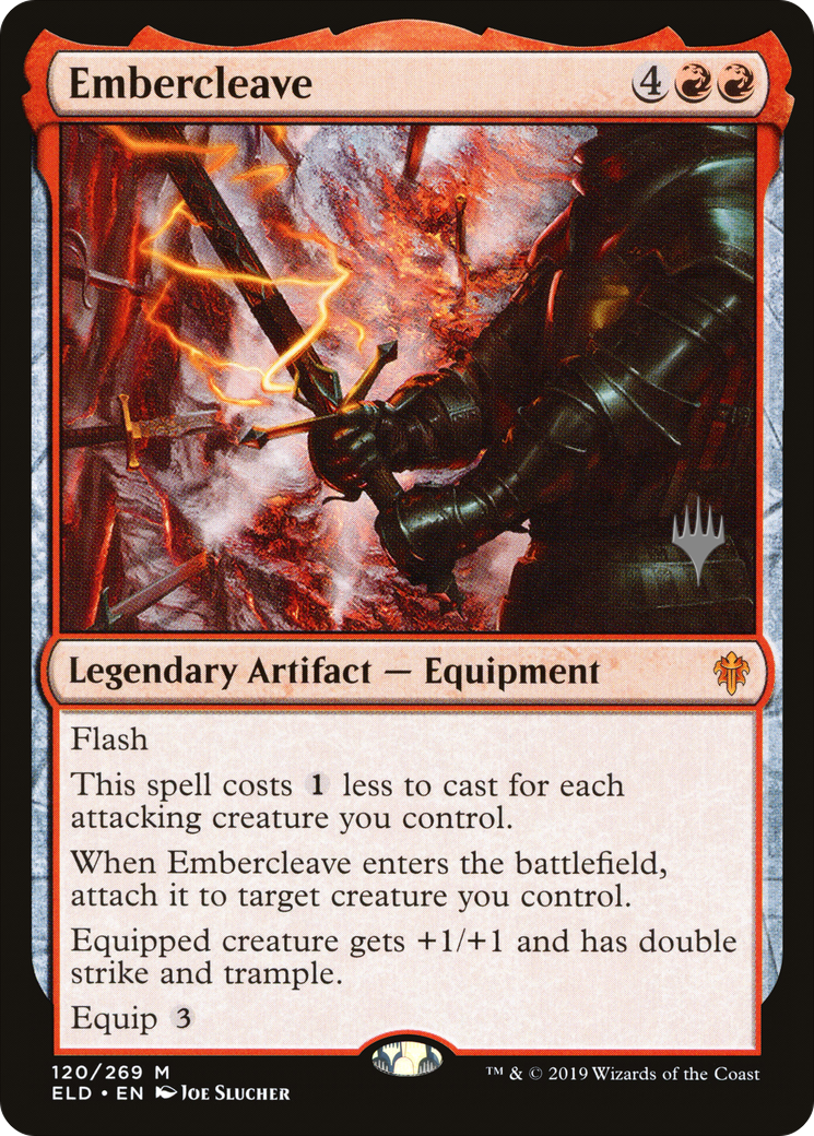 Embercleave (PPELD-120P) - Throne of Eldraine Promos Foil (Promo Pack)
