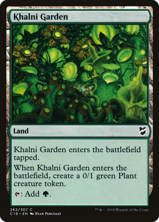 Khalni Garden (C18-262) - Commander 2018