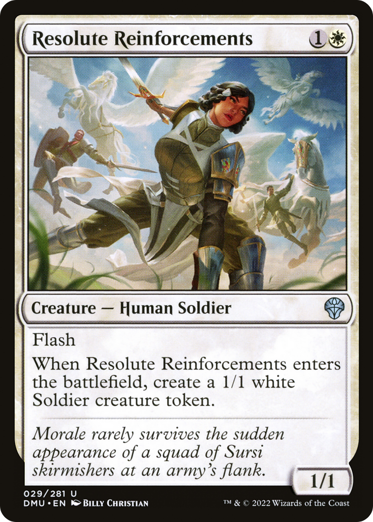 Resolute Reinforcements (DMU-029) - Dominaria United