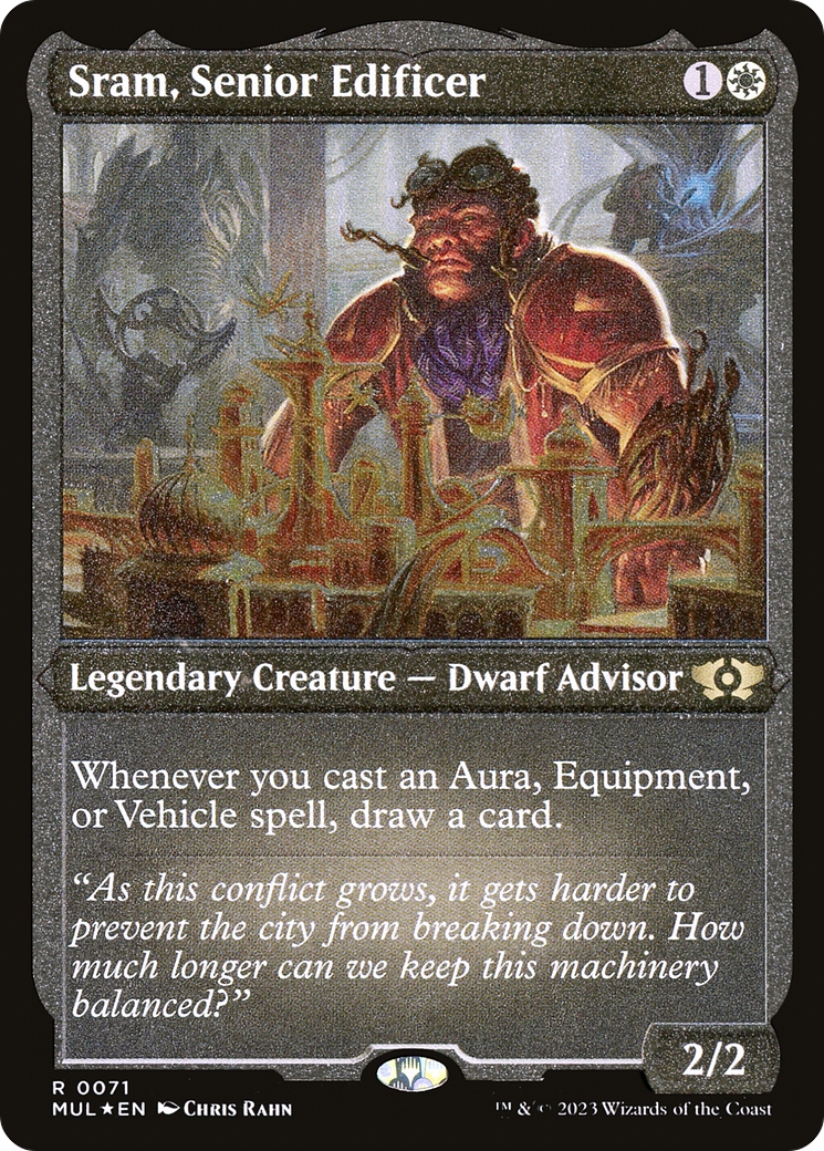 Sram, Senior Edificer (MUL-071) - Multiverse Legends Etched Foil