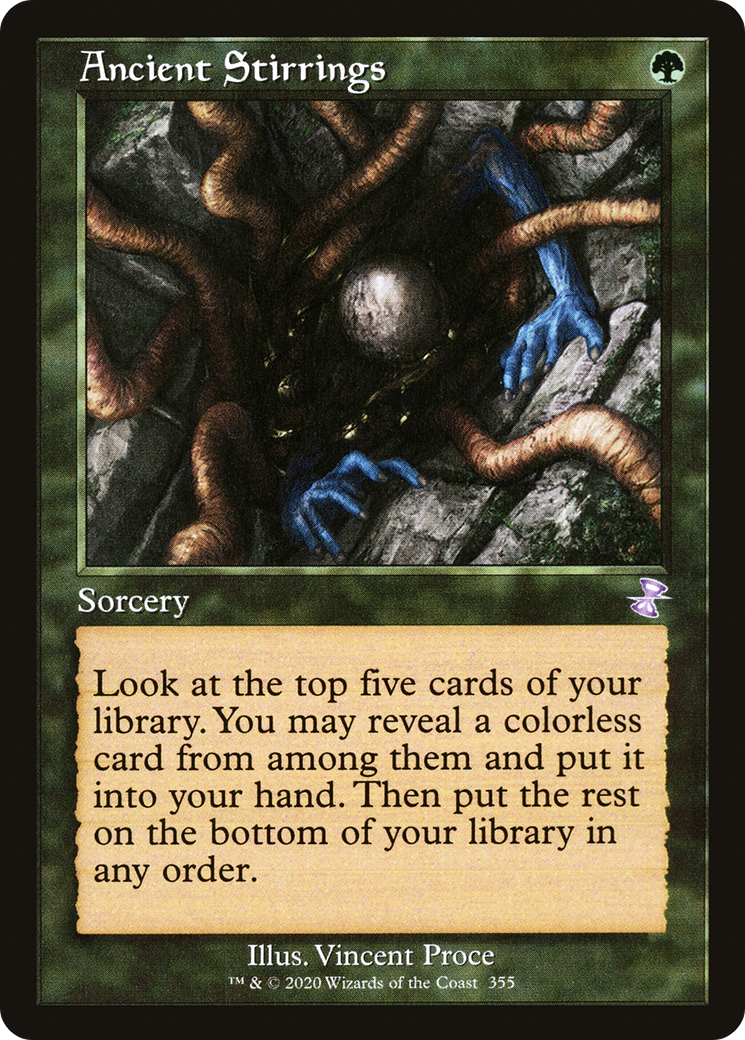 Ancient Stirrings (TSR-355) - Time Spiral Remastered Foil