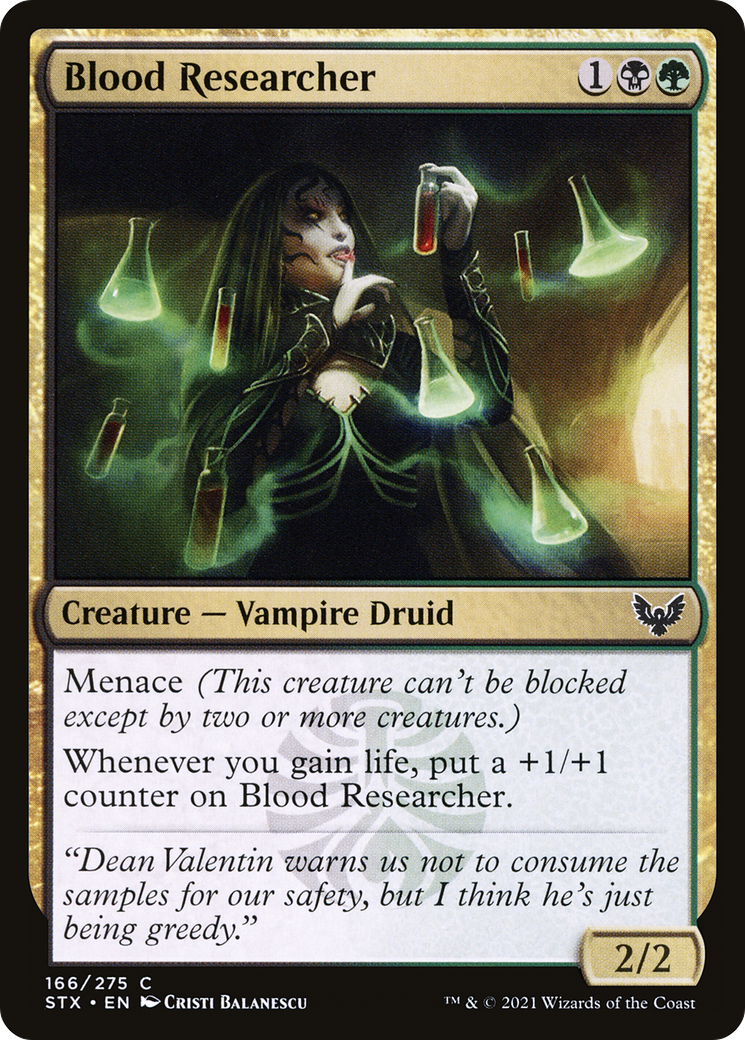 Blood Researcher (STX-166) - Strixhaven: School of Mages Foil