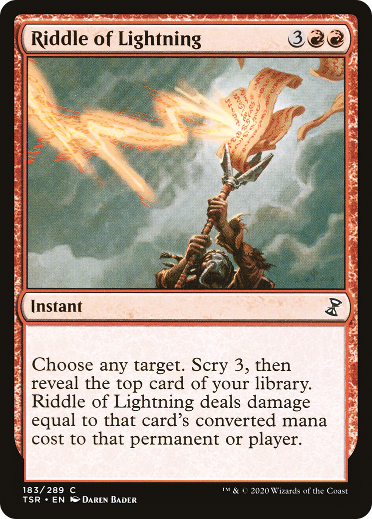 Riddle of Lightning (TSR-183) - Time Spiral Remastered Foil