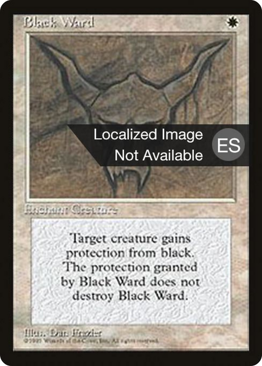 Black Ward (4BB-008) - Fourth Edition Foreign Black Border